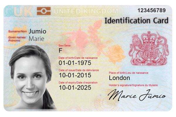 Buy fake UK ID card online