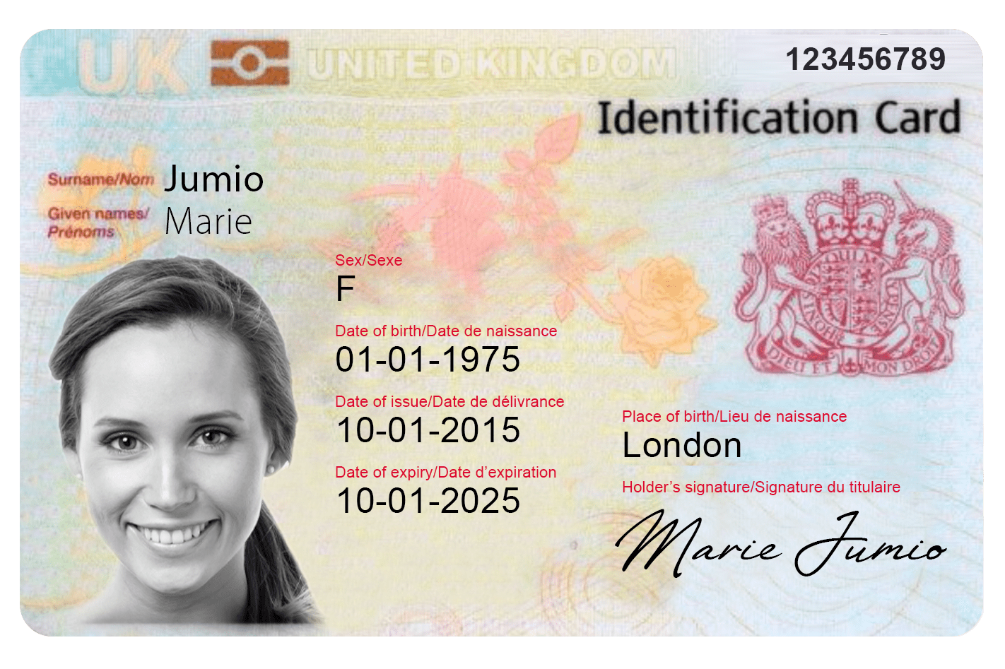 UK identity document